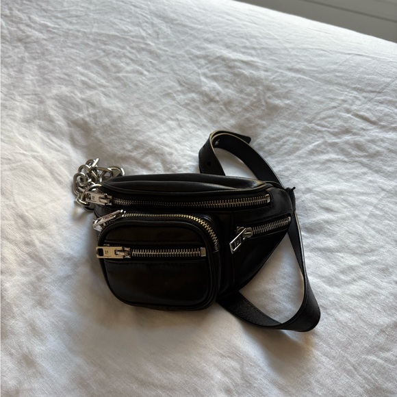 Alexander Wang Black and Silver Chain Bag
